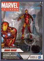 Iron Man from Marvel Universe - Avengers Assemble - Comic Series 1 manufactured by Hasbro [Front]