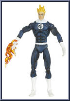Human Torch (Dark Blue / White) from Marvel Universe - Fury Files - Wave  1 manufactured by Hasbro [Loose]