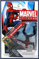 Spider-Man (Black Costume) from Marvel Universe - Fury Files - Wave 18 manufactured by Hasbro [Front]