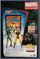 Wolverine / She-Hulk from Marvel Universe - Fury Files - Comic Packs - X-Men manufactured by Hasbro [Back]