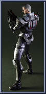 Colonel Sheppard from Mass Effect 3 - Basic Series manufactured by Play Arts Kai [Loose]