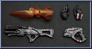 Colonel Sheppard from Mass Effect 3 - Basic Series manufactured by Play Arts Kai [Loose]