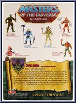 Evil Seed from Masters of the Universe - Classics - Basic Series manufactured by Mattel [Back]