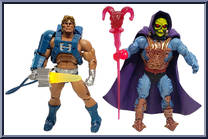 He-Man (Laser Power) / Skeletor (Laser Light) from Masters of the Universe - Classics - Multi-Packs manufactured by Mattel [Loose]