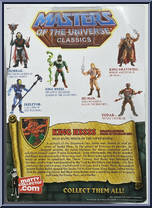 King Hssss (Snake Men) from Masters of the Universe - Classics - Basic Series manufactured by Mattel [Back]