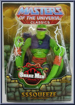 Sssqueeze from Masters of the Universe - Classics - Basic Series manufactured by Mattel [Front]