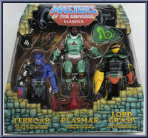 Terroar / Plasmar / Lord Gr'asp from Masters of the Universe - Classics - Multi-Packs manufactured by Mattel [Front]