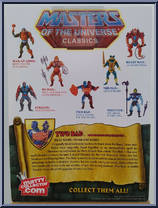 Two Bad from Masters of the Universe - Classics - Basic Series manufactured by Mattel [Back]