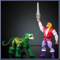 Prince Adam and Cringer from Masters of the Universe - Origins - Cartoon Collection manufactured by Mattel [Loose]