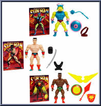Pig-Head / Sun-Man / Space Sumo Action Figure