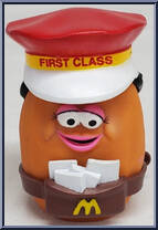 First-Class McNugget from McDonald's - McNugget Buddies manufactured by Hasbro [Loose]