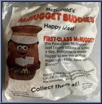 First-Class McNugget from McDonald's - McNugget Buddies manufactured by Hasbro [Front]