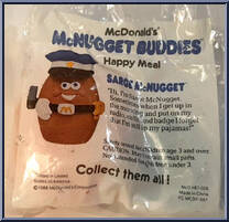Sarge McNugget from McDonald's - McNugget Buddies manufactured by Hasbro [Front]