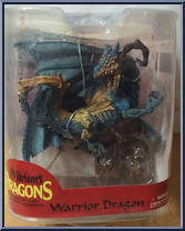 Warrior Dragon Clan (Blue) from McFarlane's Dragons - Series 7 manufactured by McFarlane [Front]