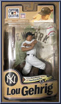 Lou Gehrig (White Jersey) from McFarlane's Sports Picks - Cooperstown - Series 8 manufactured by McFarlane [Front]
