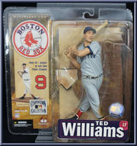 Ted Williams (Gray Jersey) from McFarlane's Sports Picks - Cooperstown - Series 4 manufactured by McFarlane [Front]
