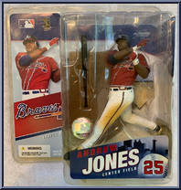 Andruw Jones (Red Jersey) from McFarlane's Sports Picks - MLB - Series 15 manufactured by McFarlane [Front]