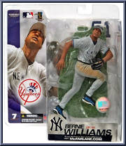 Bernie Williams (Gray Jersey) from McFarlane's Sports Picks - MLB - Series  7 manufactured by McFarlane [Front]