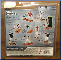 Garret Anderson (White Uniform) from McFarlane's Sports Picks - MLB - Series 10 manufactured by McFarlane [Back]