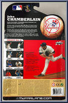Joba Chamberlain (Gray Uniform) from McFarlane's Sports Picks - MLB - Series 25 manufactured by McFarlane [Back]
