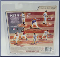 John Smoltz (White Jersey) from McFarlane's Sports Picks - MLB - Series  8 manufactured by McFarlane [Back]