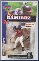 Manny Ramirez (Red Jersey) from McFarlane's Sports Picks - MLB - Big League Challenge - 2000 manufactured by McFarlane [Front]