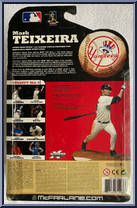 Mark Teixeira (Gray Uniform) from McFarlane's Sports Picks - MLB - Series 25 manufactured by McFarlane [Back]