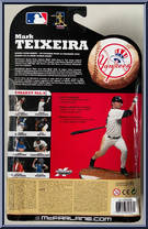 Mark Teixeira (White Uniform) from McFarlane's Sports Picks - MLB - Series 25 manufactured by McFarlane [Back]