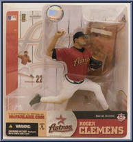 Roger Clemens (Red Jersey) from McFarlane's Sports Picks - MLB - Series 10 manufactured by McFarlane [Front]