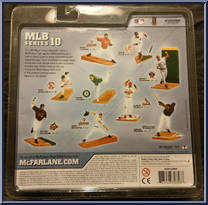 Roger Clemens (Gray Jersey) from McFarlane's Sports Picks - MLB - Series 10 manufactured by McFarlane [Back]