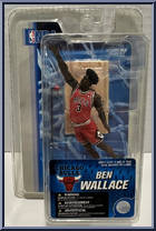 Ben Wallace from McFarlane's Sports Picks - NBA - 3" Figures - Series 4 manufactured by McFarlane [Front]