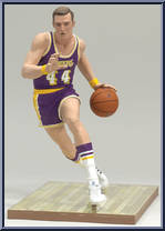 Jerry West from McFarlane's Sports Picks - NBA - NBA Legends - Series 2 manufactured by McFarlane [Loose]