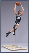 Manu Ginobili from McFarlane's Sports Picks - NBA - Series 10 manufactured by McFarlane [Loose]