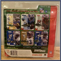 Kurt Warner (Blue Jersey) from McFarlane's Sports Picks - NFL - Series  1 manufactured by McFarlane [Back]