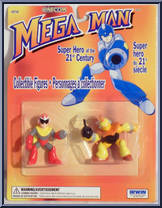 Bombman & Proto Man from MegaMan - 2" Figures manufactured by Bandai [Front]