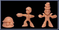 Mega Man Firing / Fire Man / Metall Action Figure