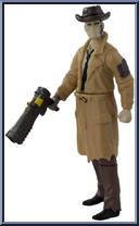 Nick Valentine from Mega Merge - Series 2 manufactured by Just Toys [Loose]