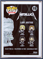 Lady Justice from Metallica - Pop! Vinyl Figures manufactured by Funko [Back]
