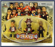 Red Jack / Pepe Kross / Skull Tom from Mez-Itz - Pirates manufactured by Mezco [Front]