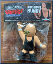 King Kong Bundy from Micro Brawlers - Basic Series manufactured by ProWrestlingTees [Back]