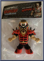 Road Warrior Animal from Micro Brawlers - Basic Series manufactured by ProWrestlingTees [Front]