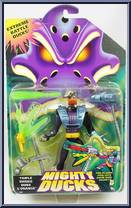Duke L'Orange (Triple Sword) from Mighty Ducks - Extreme Battle Ducks manufactured by Mattel [Front]