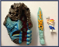 Zombie Commando from Mighty Max - Monster Heads manufactured by Blue Bird [Loose]