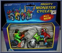 Green Monster / Red Monster from Mighty Monster Cycles - Basic Series manufactured by Play Power [Front]