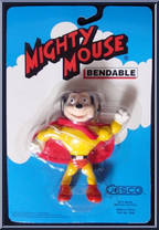 Mighty Mouse from Mighty Mouse - Bendables manufactured by Jesco [Front]