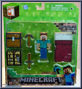 Survival Pack (with Steve) from Minecraft - Series 1 manufactured by Jazwares [Front]
