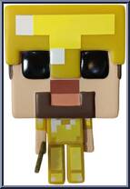 Steve In Gold Armor Action Figure