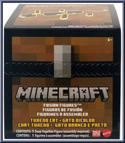 Tuxedo Cat from Minecraft - Fusion Figures manufactured by Mattel [Front]