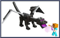 Ultimate Ender Dragon / Steve (Blue) Action Figure