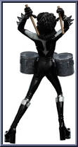 Catman (Pete Criss) from Mini Epics - KISS manufactured by Weta Workshop [Loose]